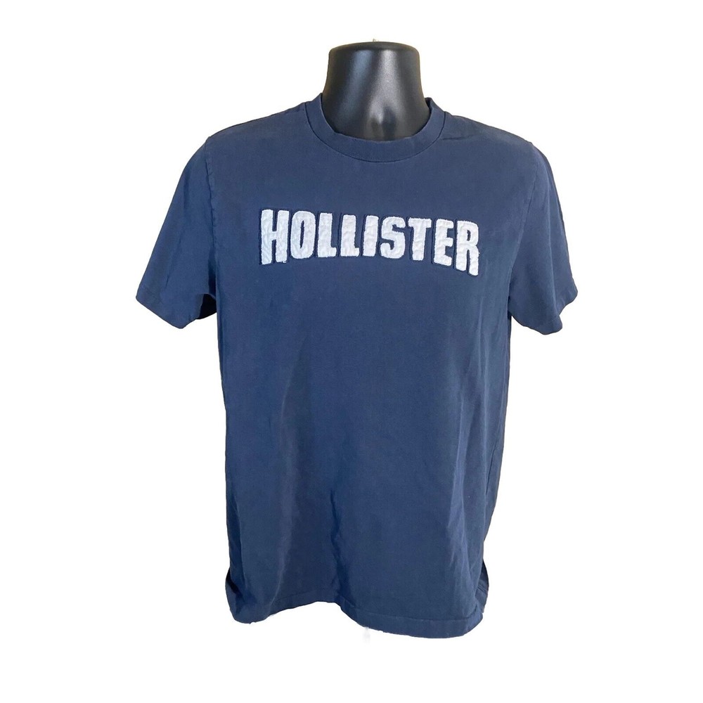 Hollister Men’s Blue T Shirt Size L